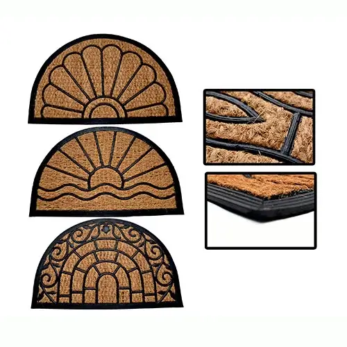 Felpudo coco media luna